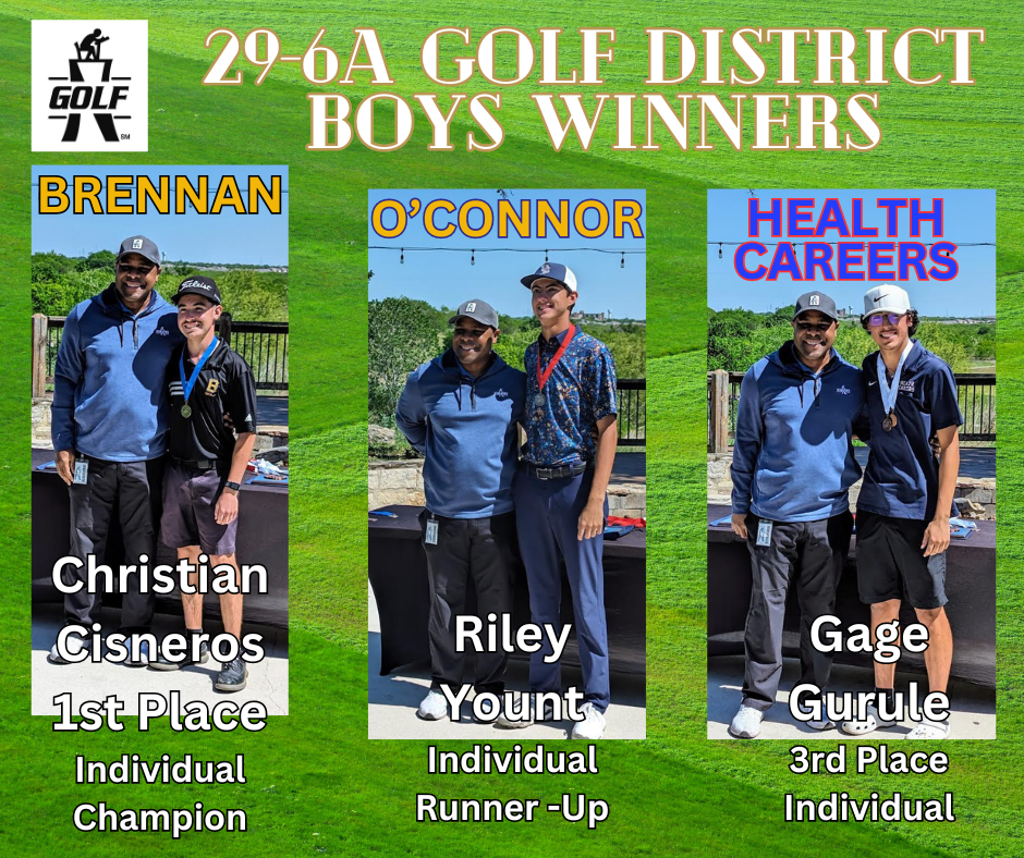 BOYS 29-6A DISTRICT GOLF RESULTS