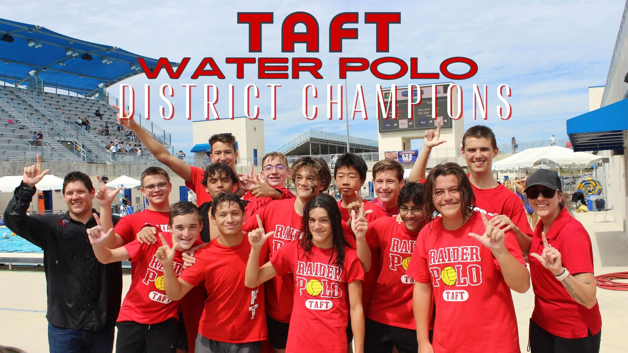 Taft Boys Water Polo District 28-6A Champs