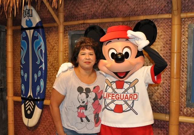 Mrs. Galindo at Disney