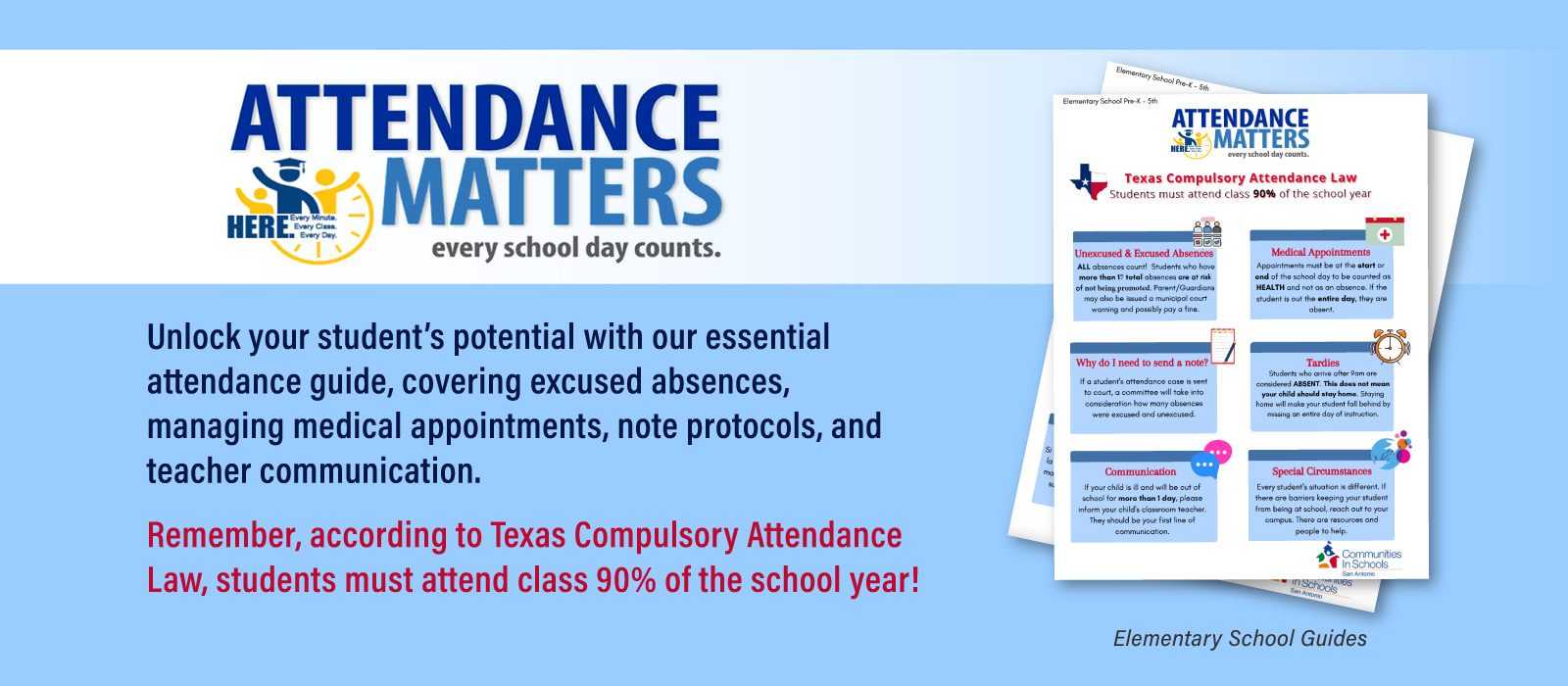 Attendance Matters Elementary Flyer