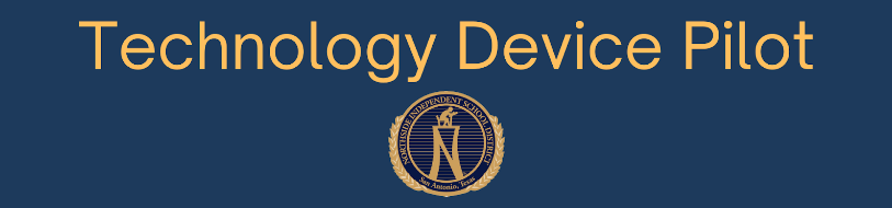 Banner image that reads "Technology Device Pilot"
