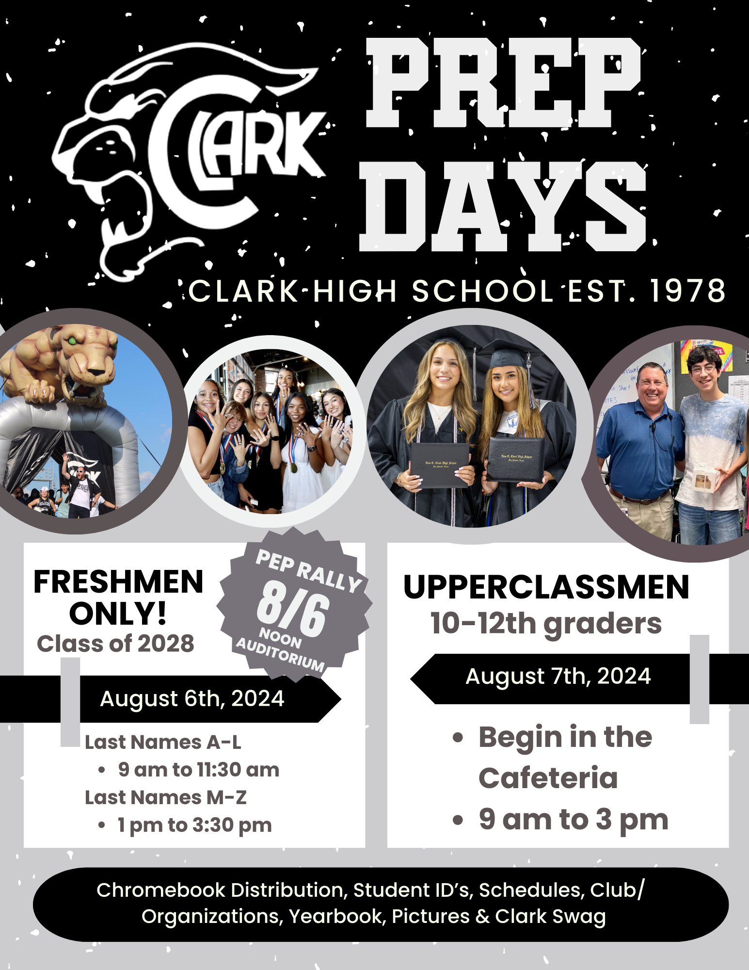 Flyer with Prep Days Information