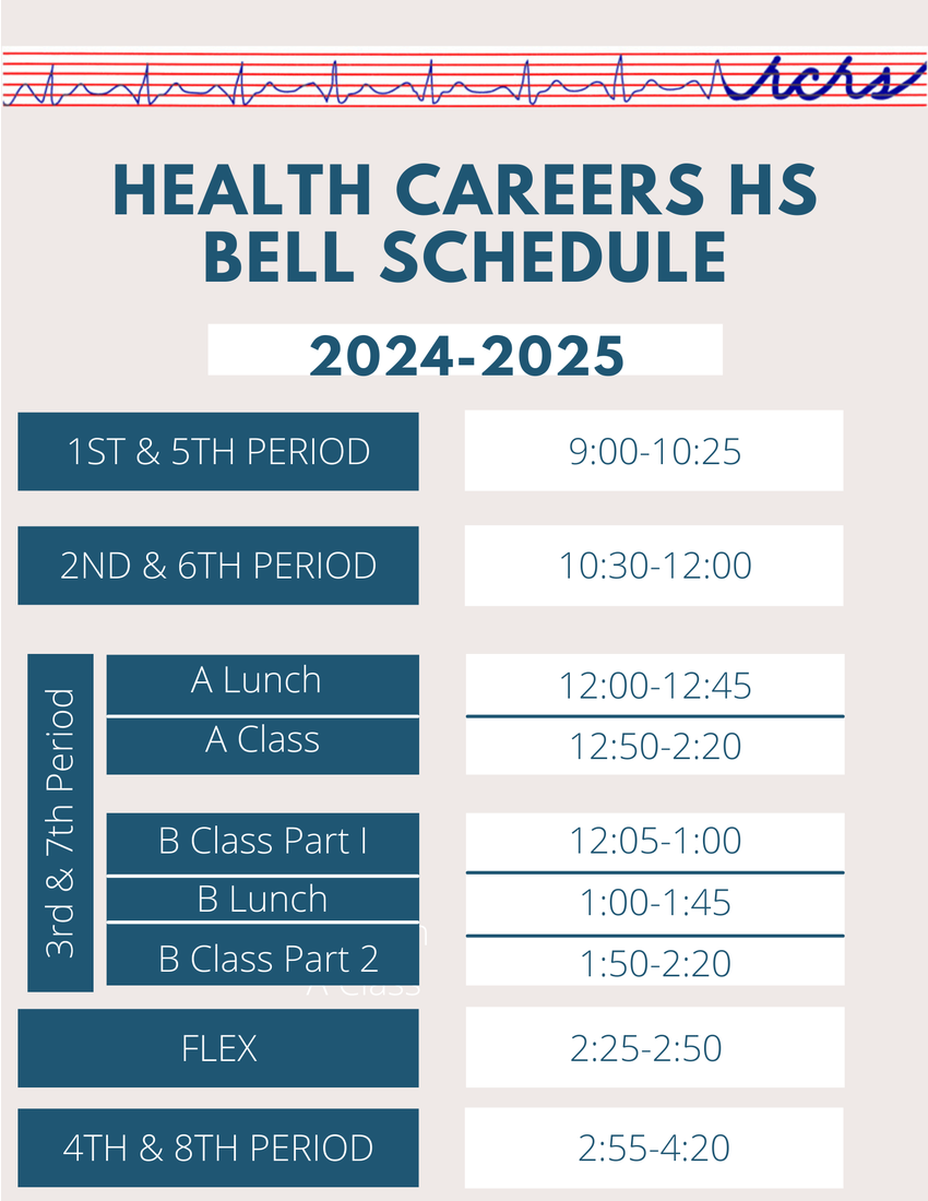 2024-2025 Bell Schedule