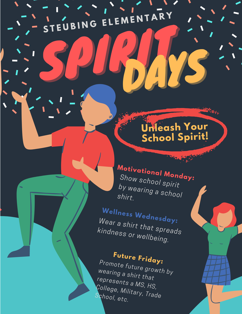 spirit days flyer