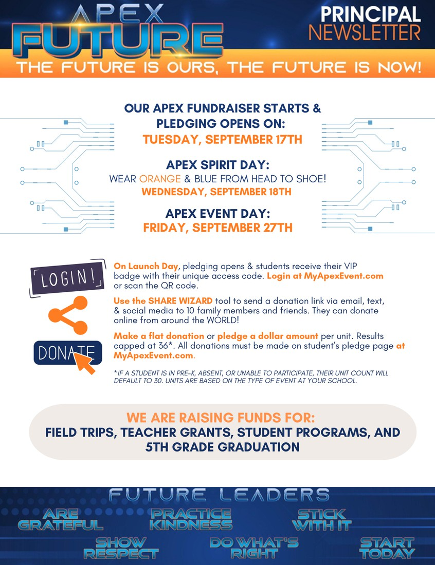 APEX Fundraiser Flyer