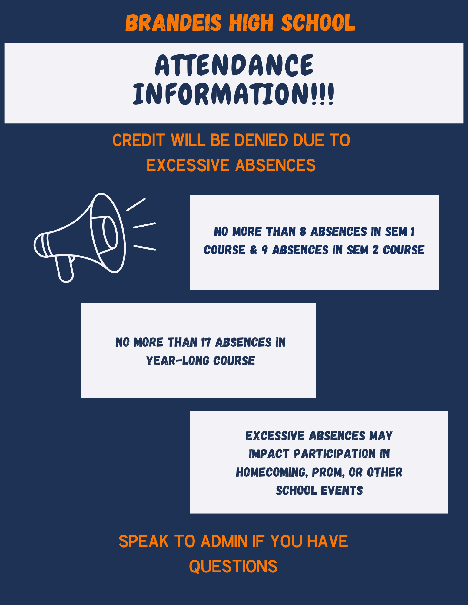 Attendance Information