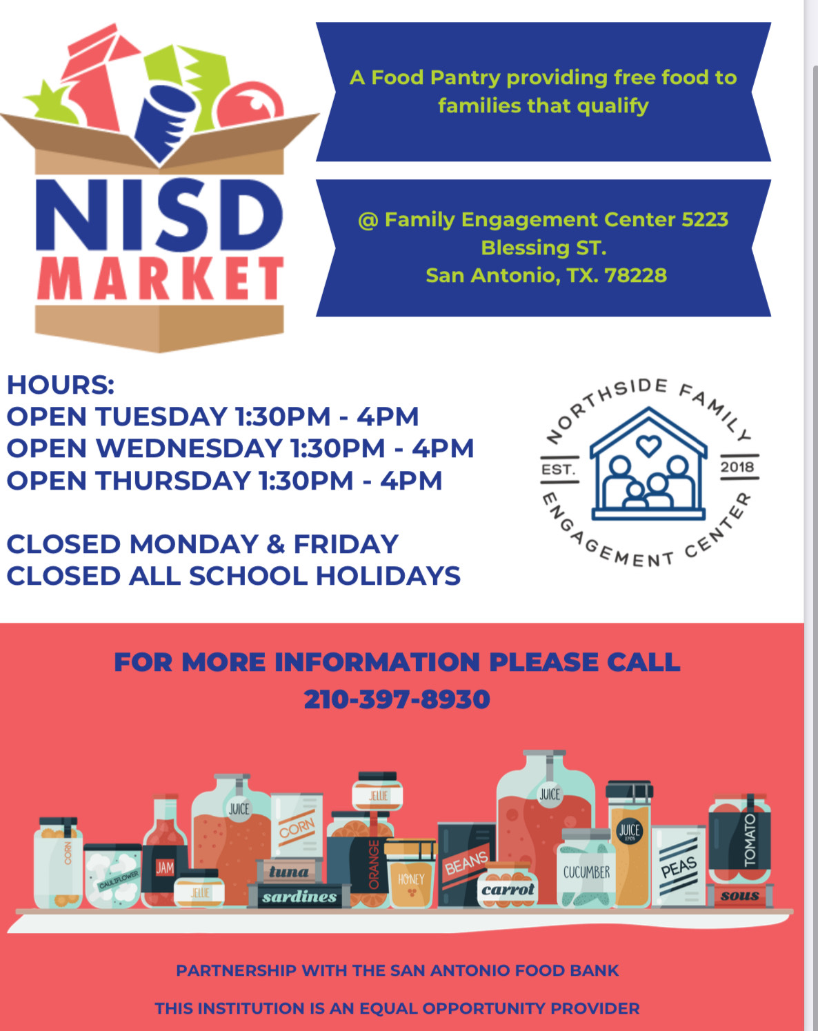 NISD Food Pantry