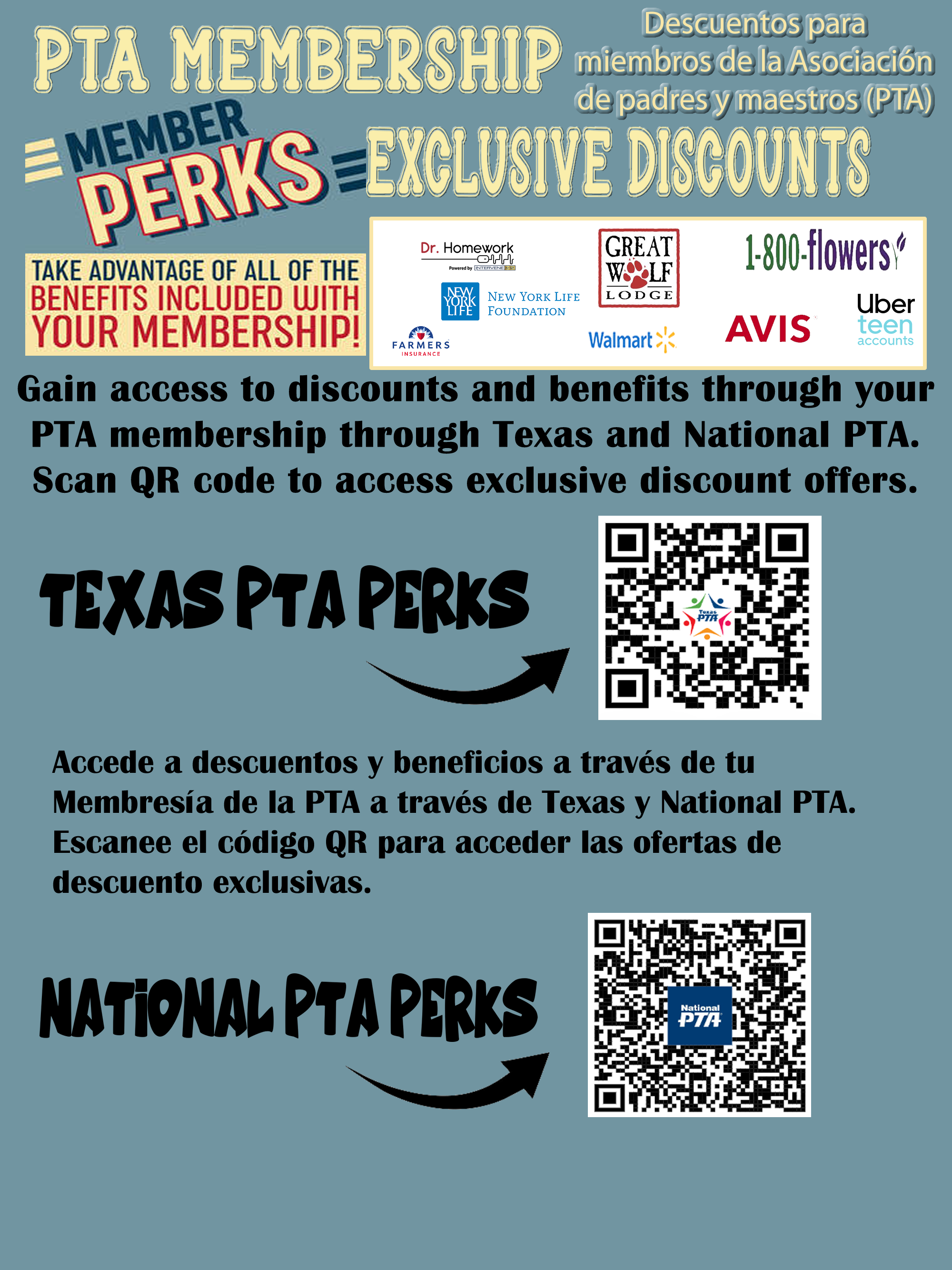 Members Perks flyer