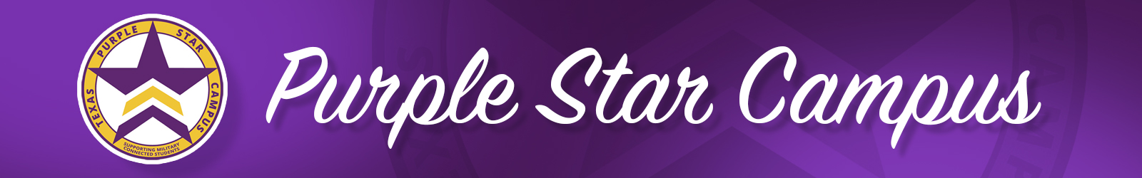 Banner that reads Purple Star Campus