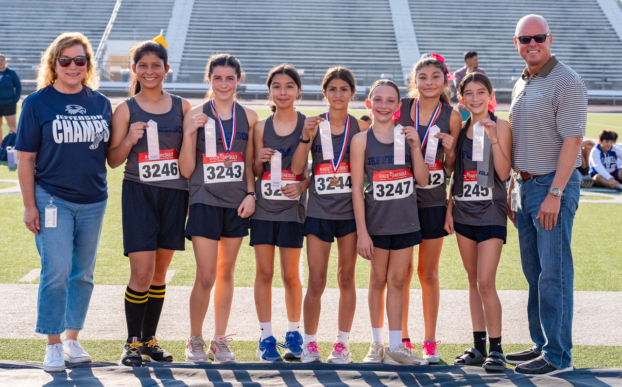 Jefferson 7 & 8th CC Girls 3rd Place