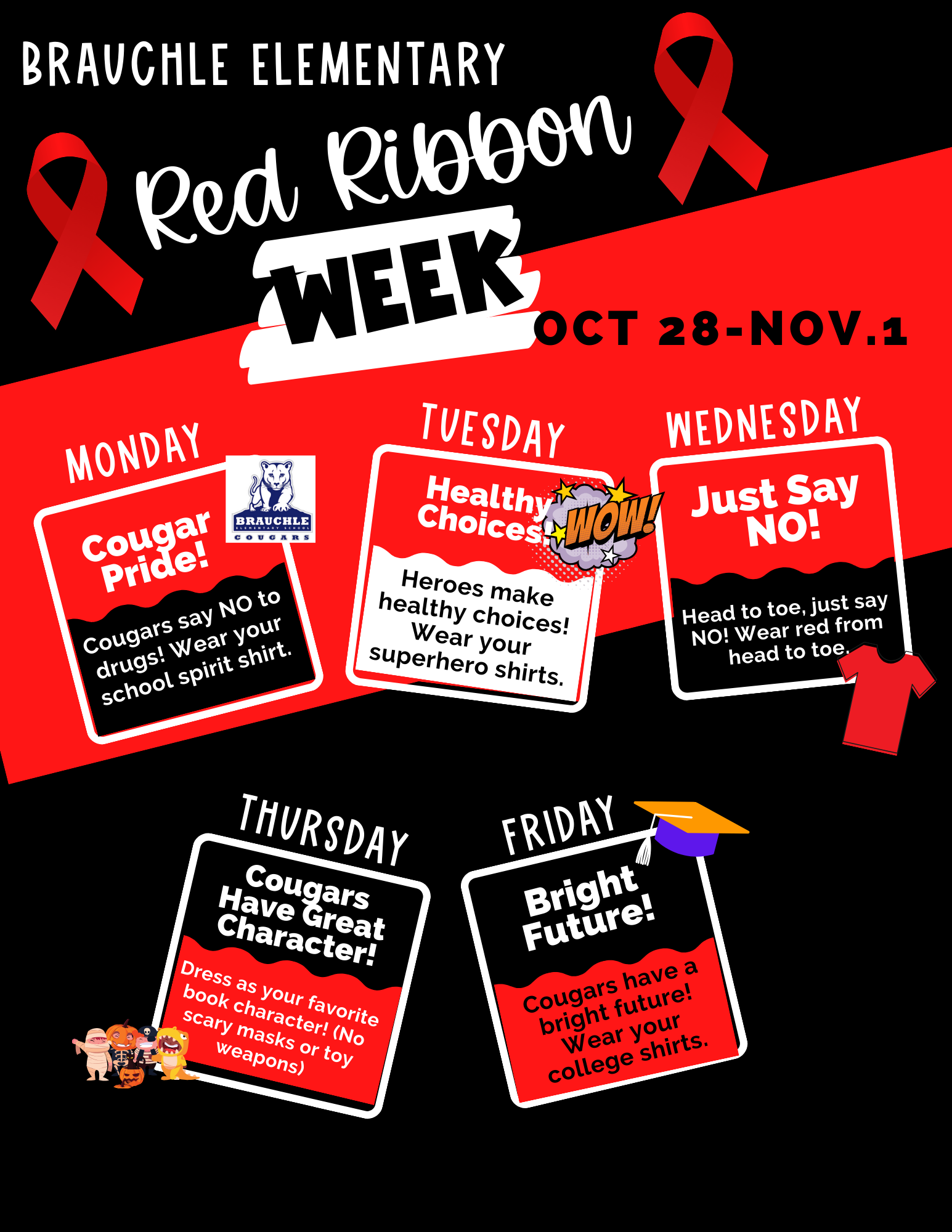 Red Ribbon Week Flyer