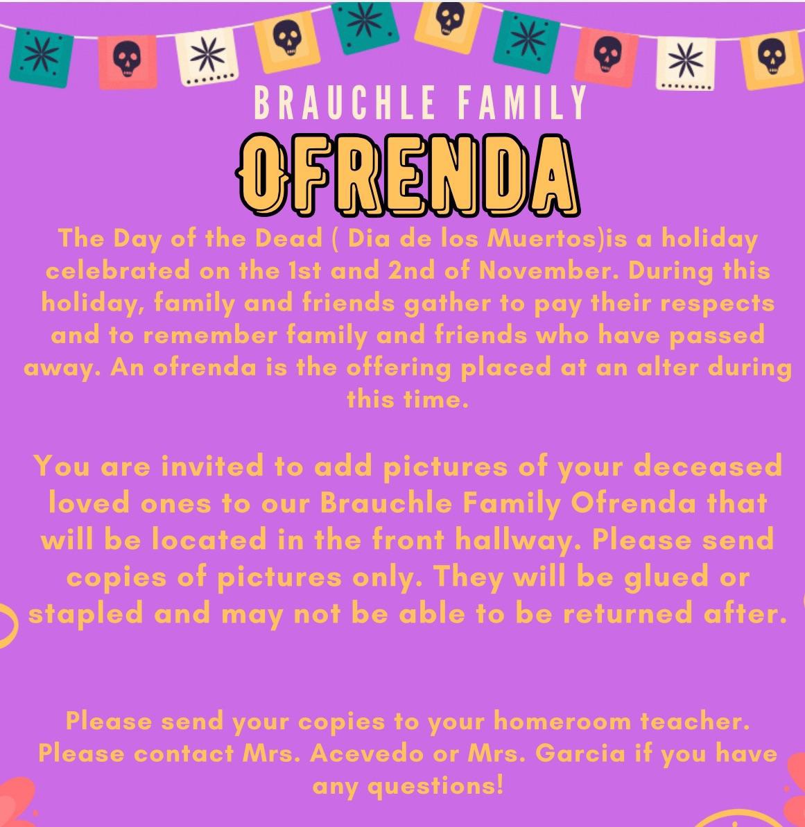 Ofrenda Flyer