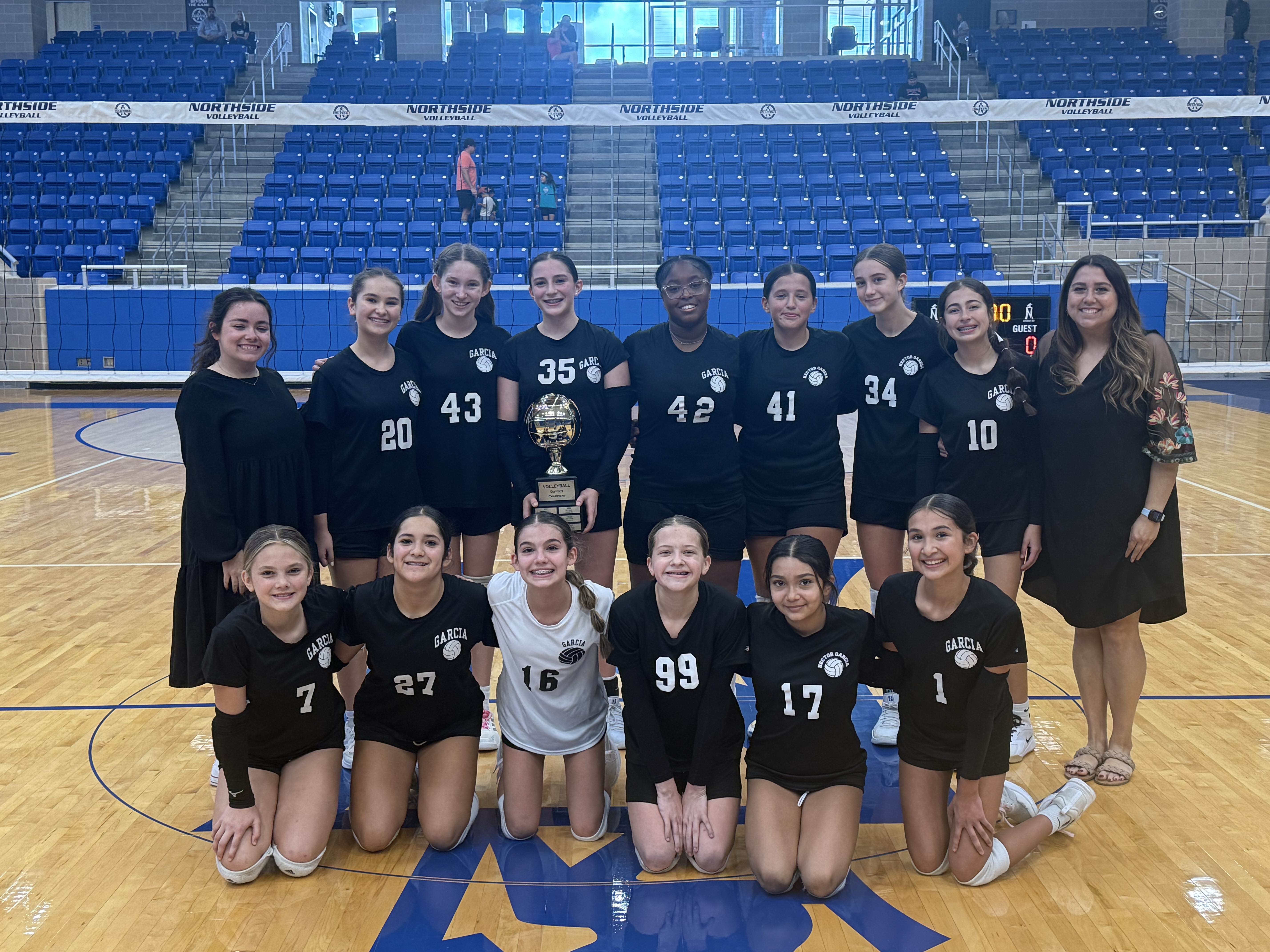 8th Grade MS VB Champions Garcia 