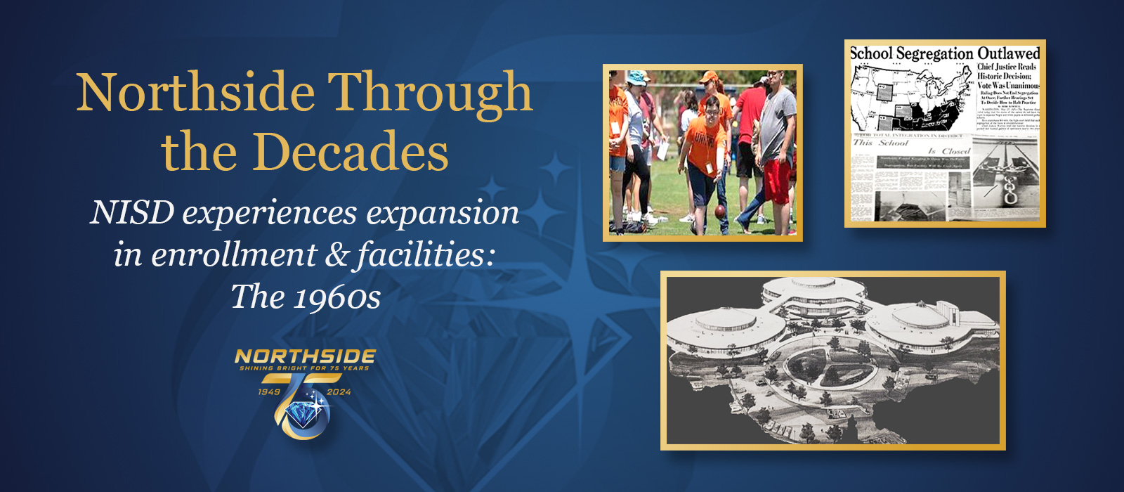 Northside Through the Decades - NISD experiences expansion in enrollment & facilities: The 1960s