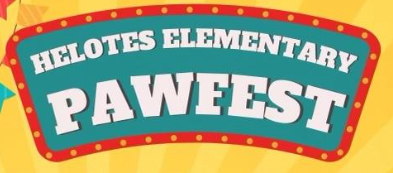 Pic of text with Helotes Elementary Pawfest