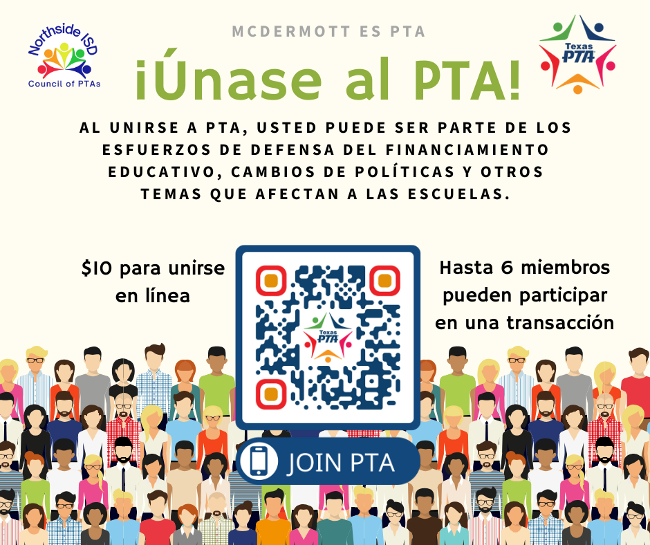 spanish version of the flyer containing the information shared in the announcement above