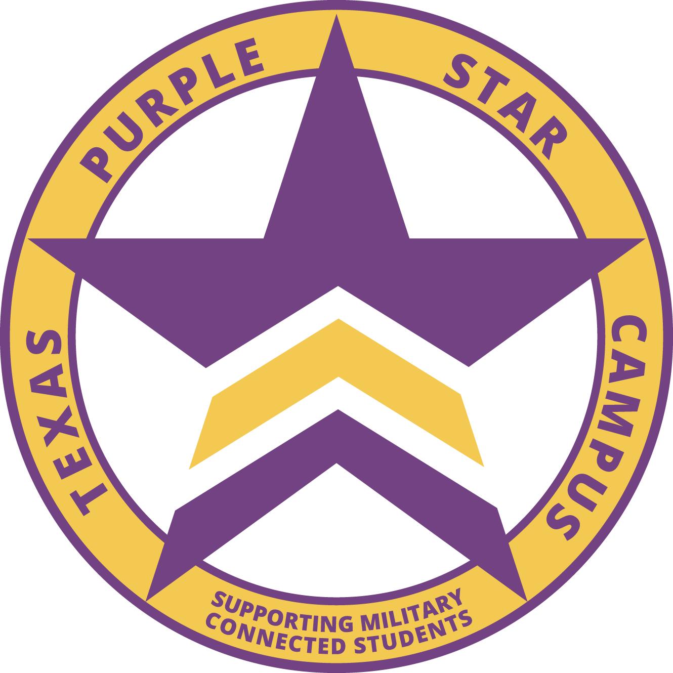 Purple star campus logo