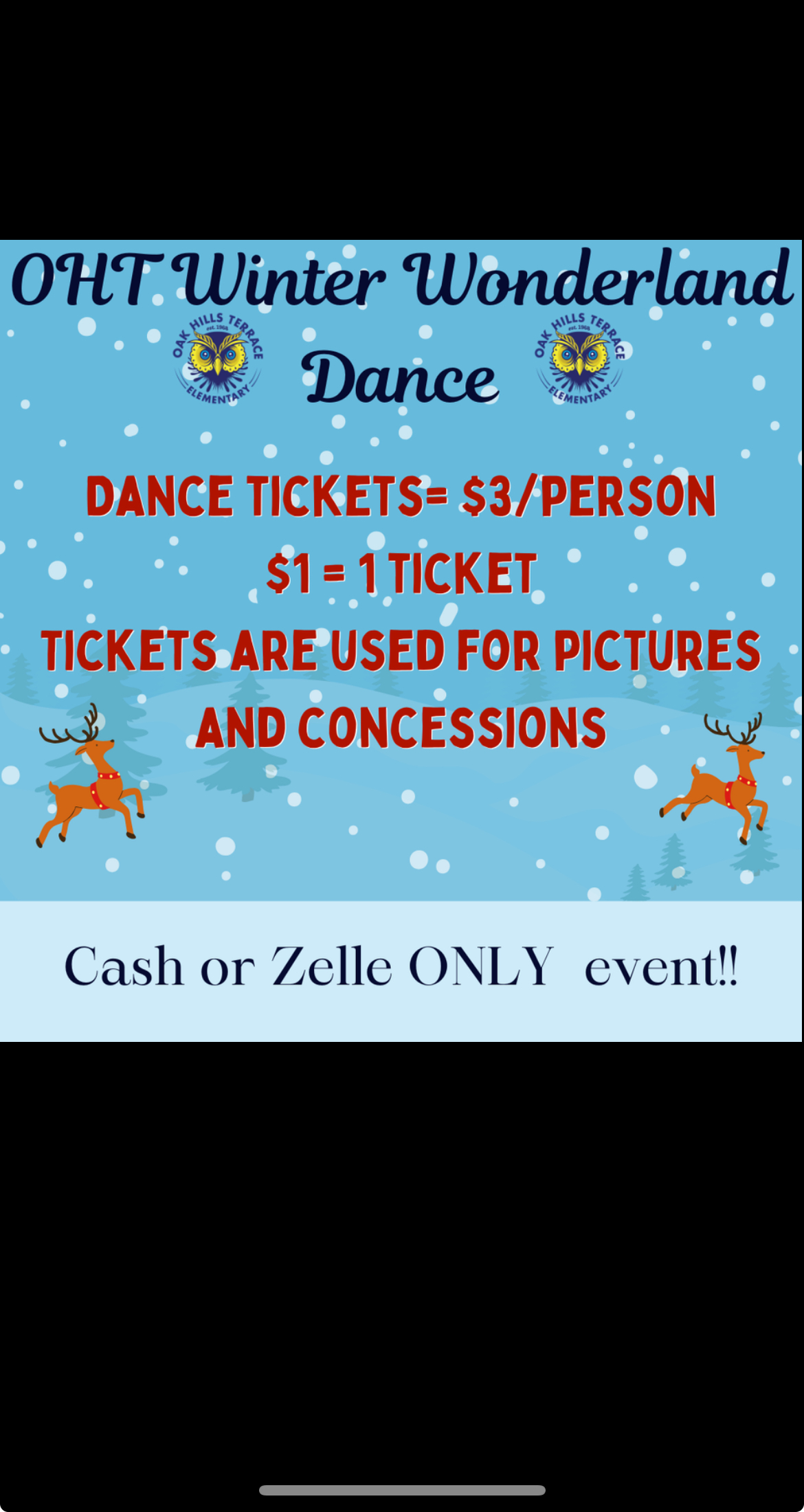 Winter Wonderland Dance Ticket information