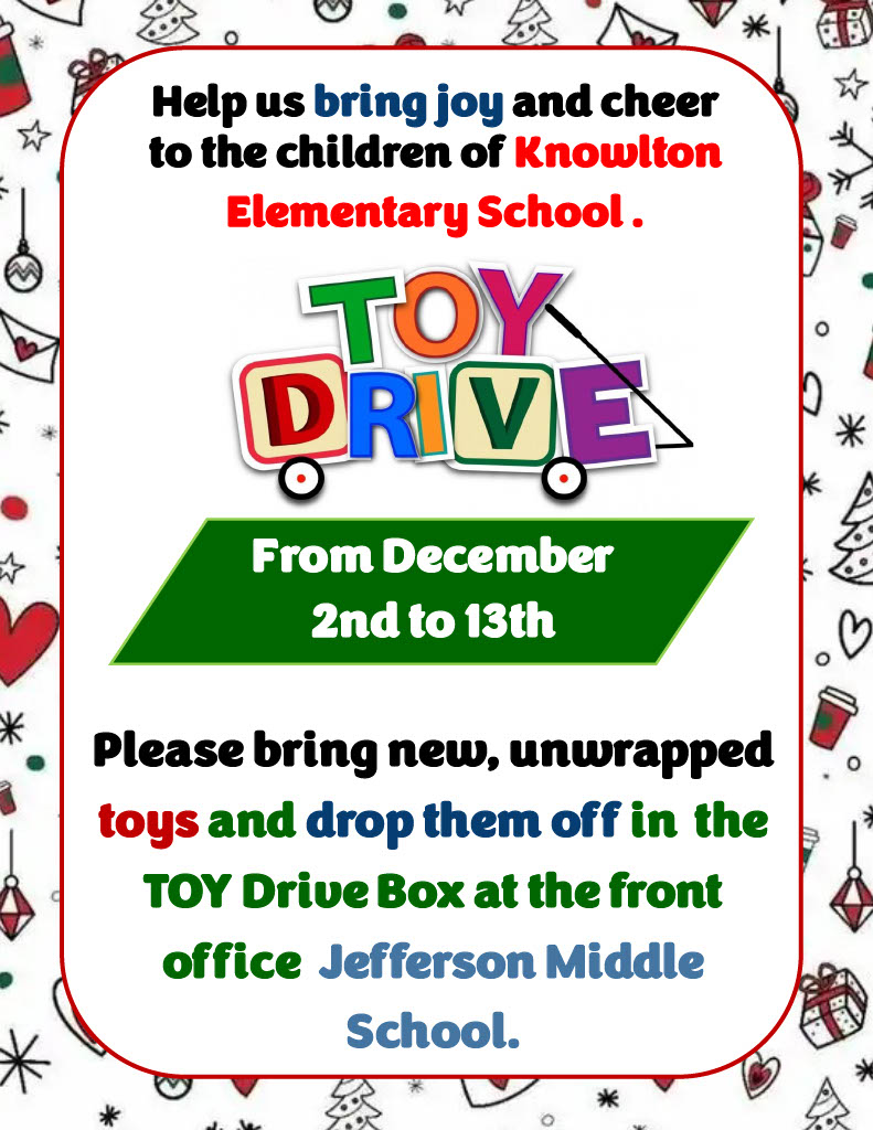 PTA Toy Drive Flyer