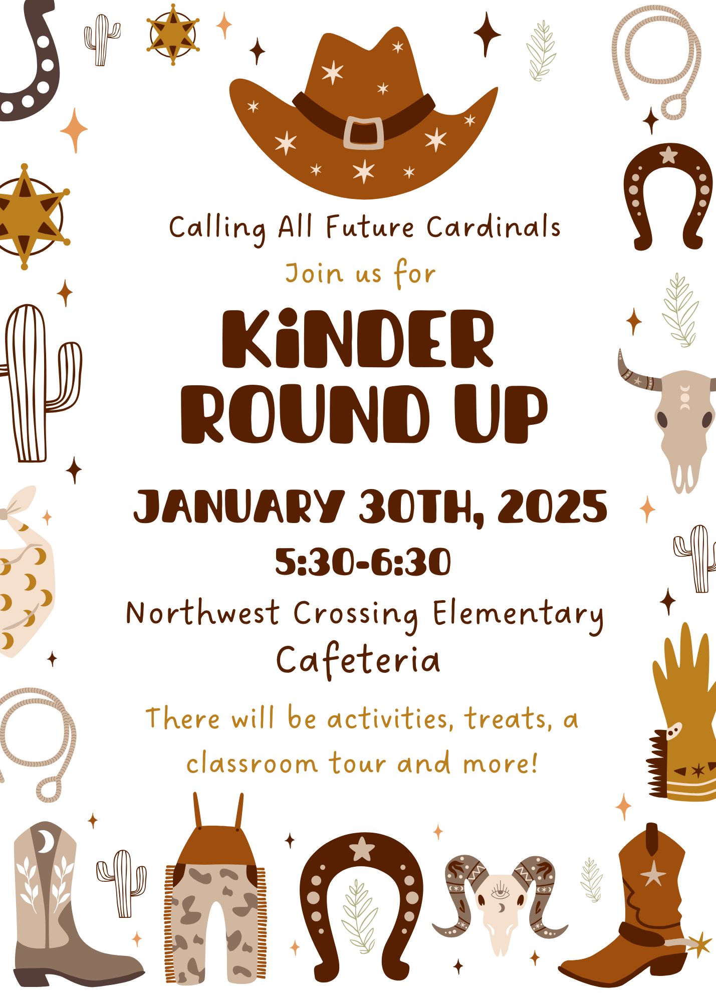 Kinder Round Up Flyer