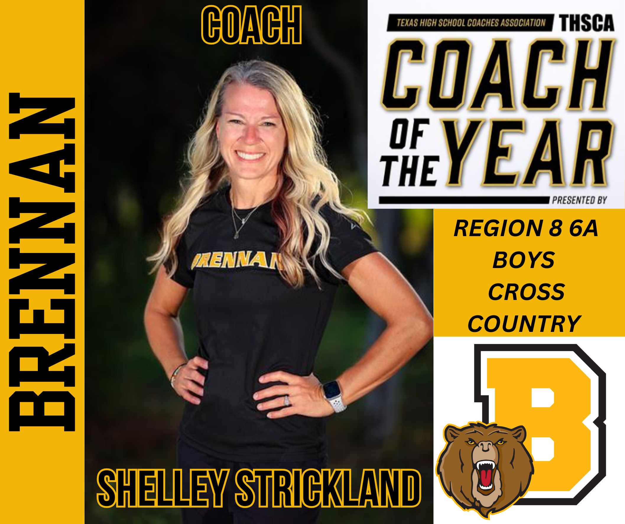 Coach Strickland Coach of the Year