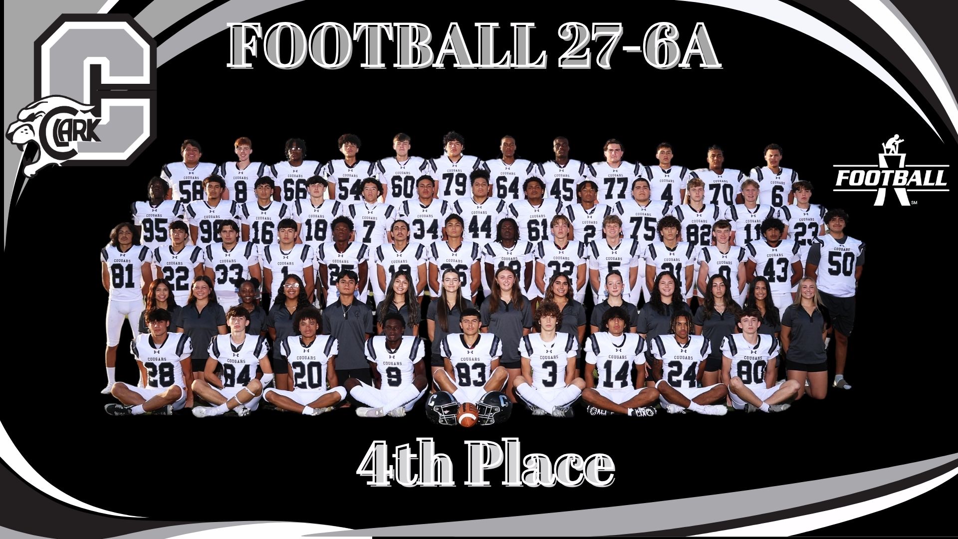 27-6A Clark Football 4th Place