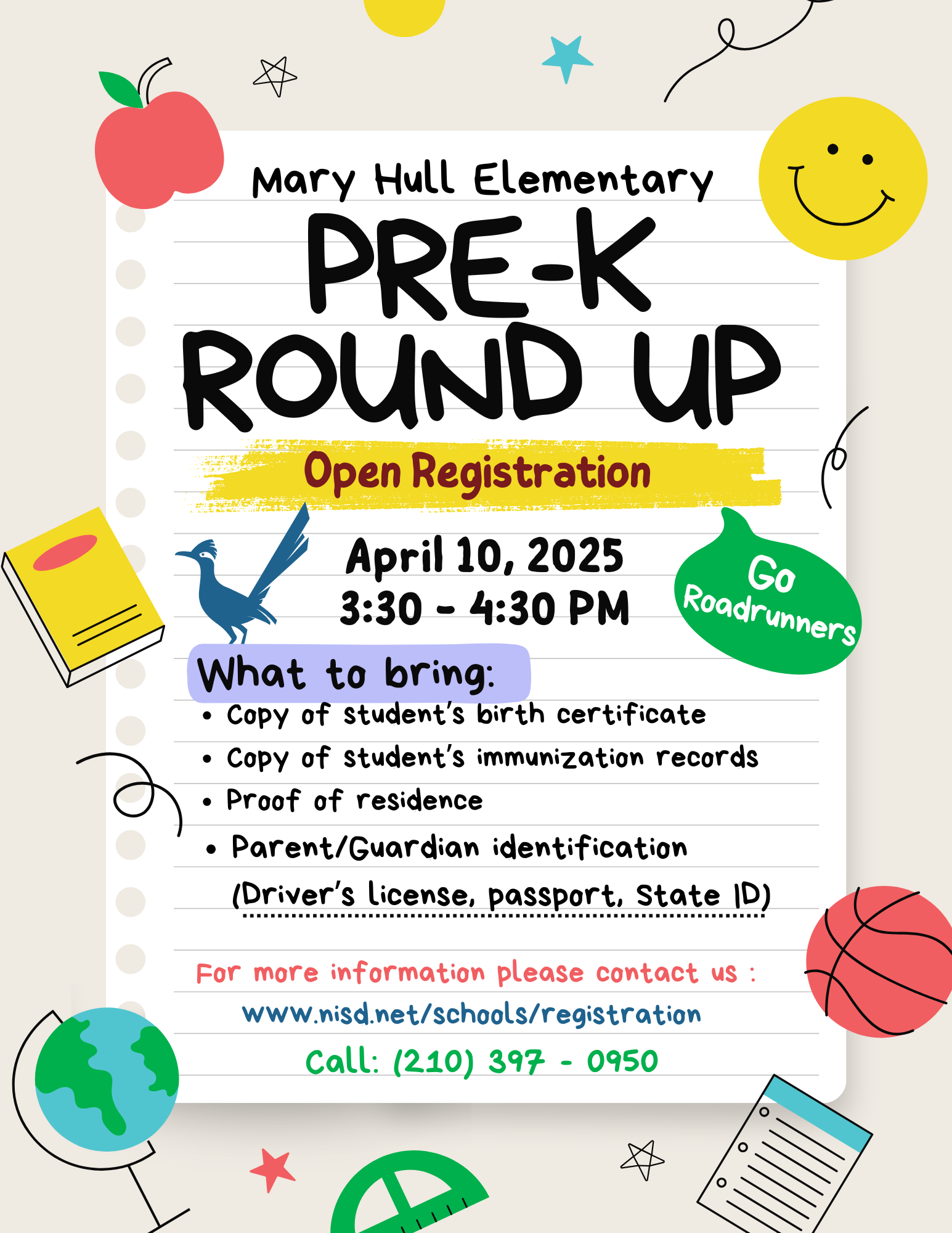 Pre-K round Up Flyer 