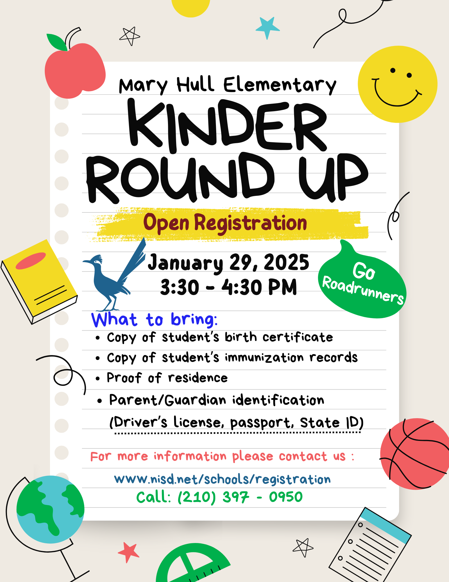 Kinder Round Up Flyer 