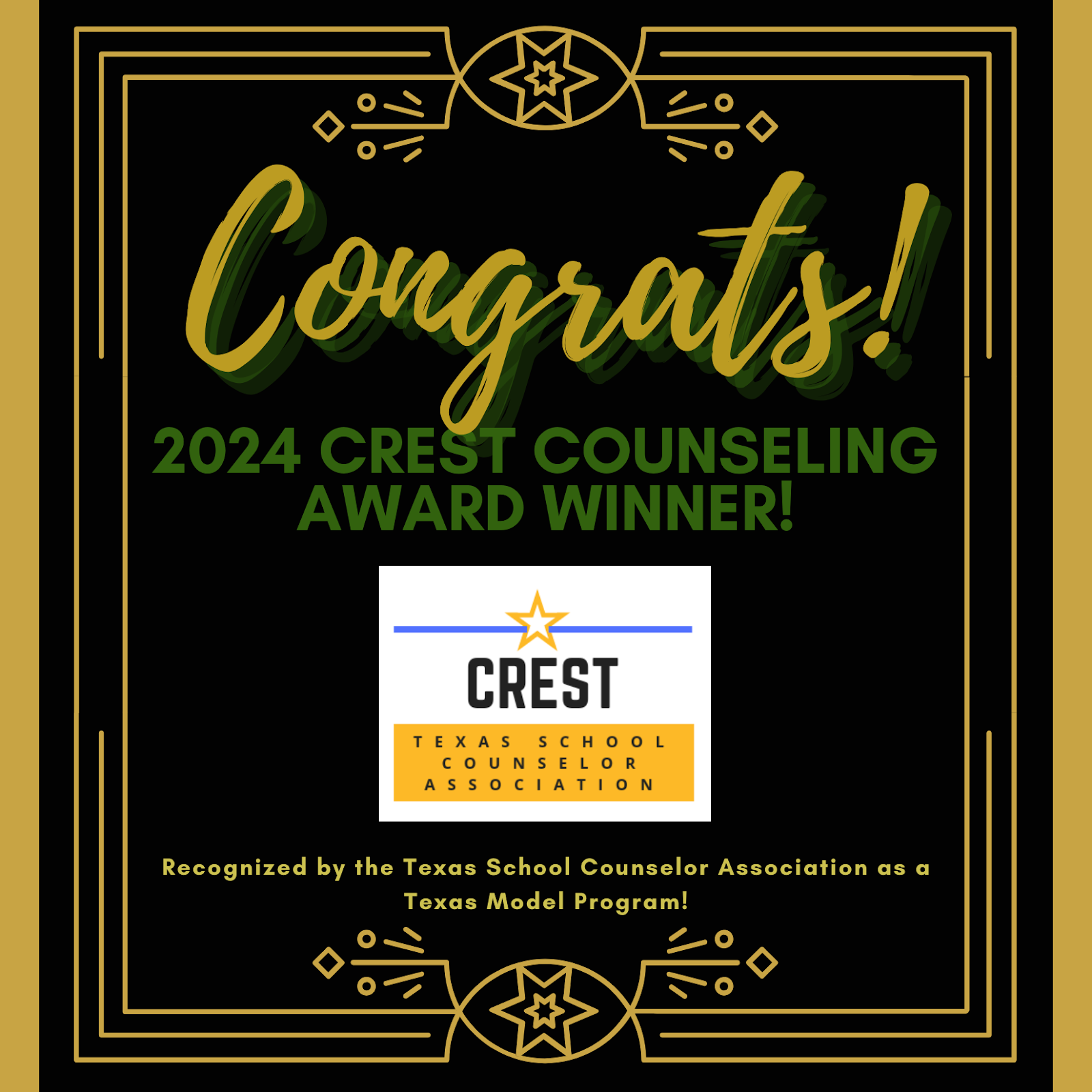 Congratulations, Counselors! 