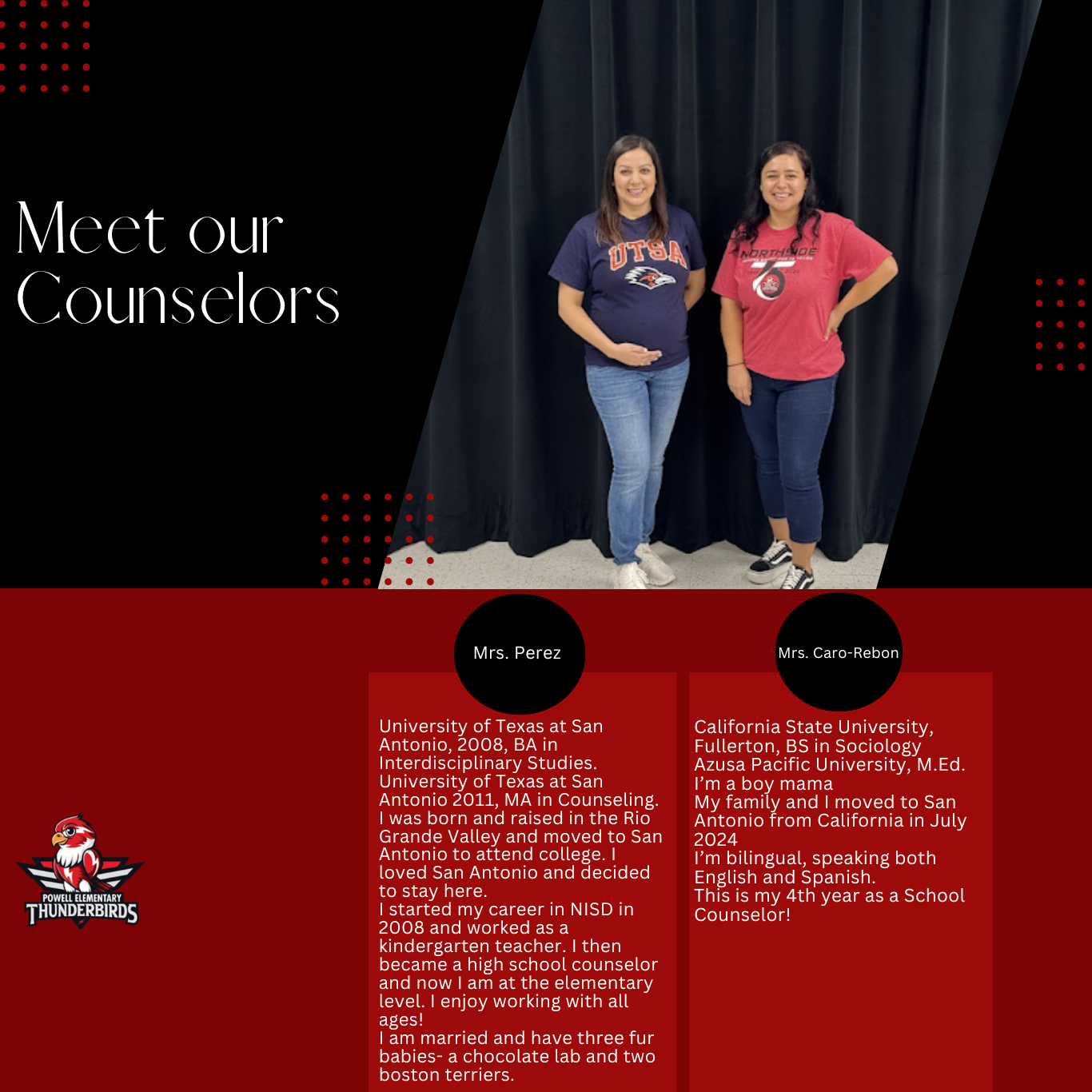 Counselors pictures and bios