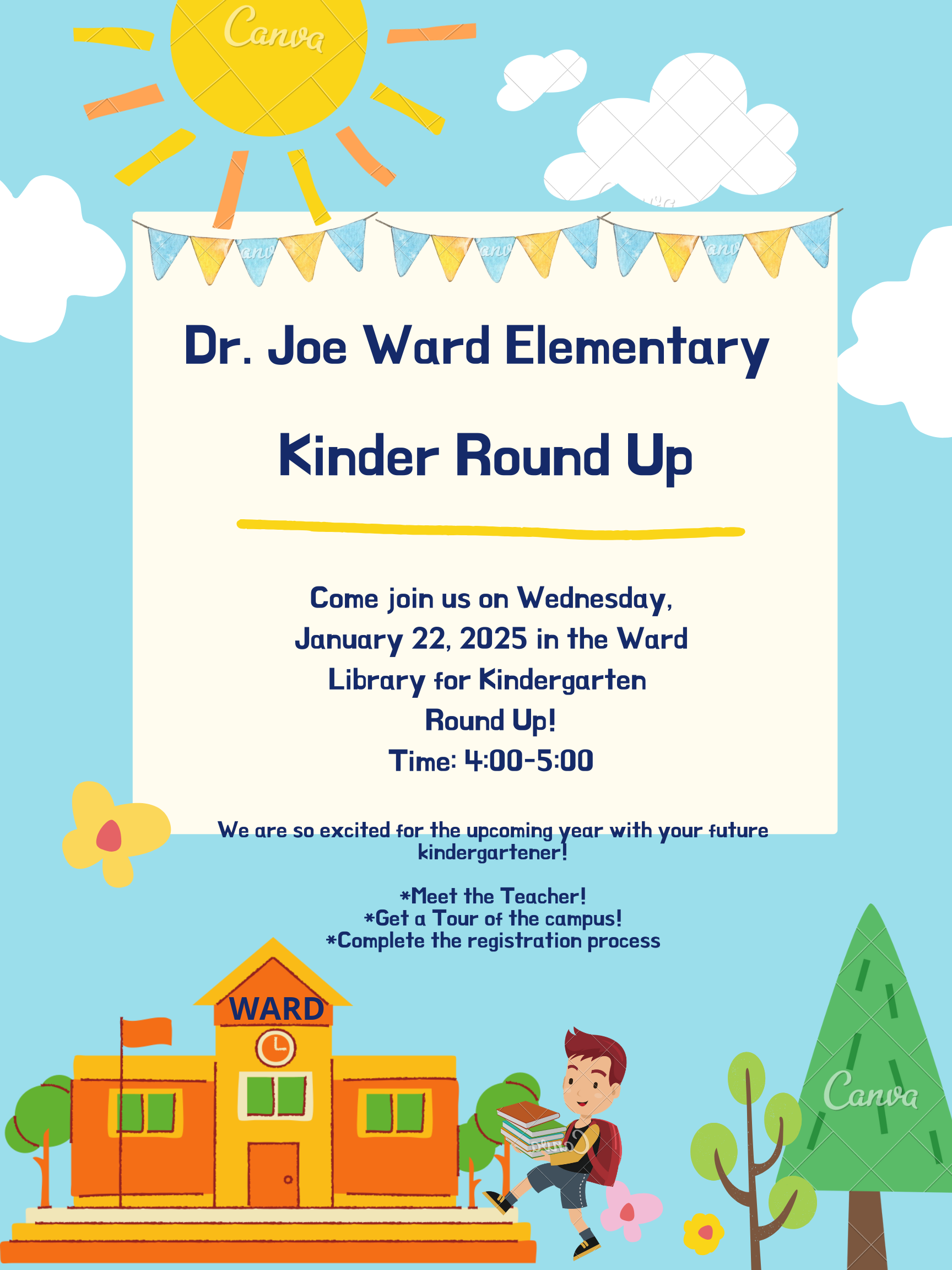 Kinder Round Up Flyer English