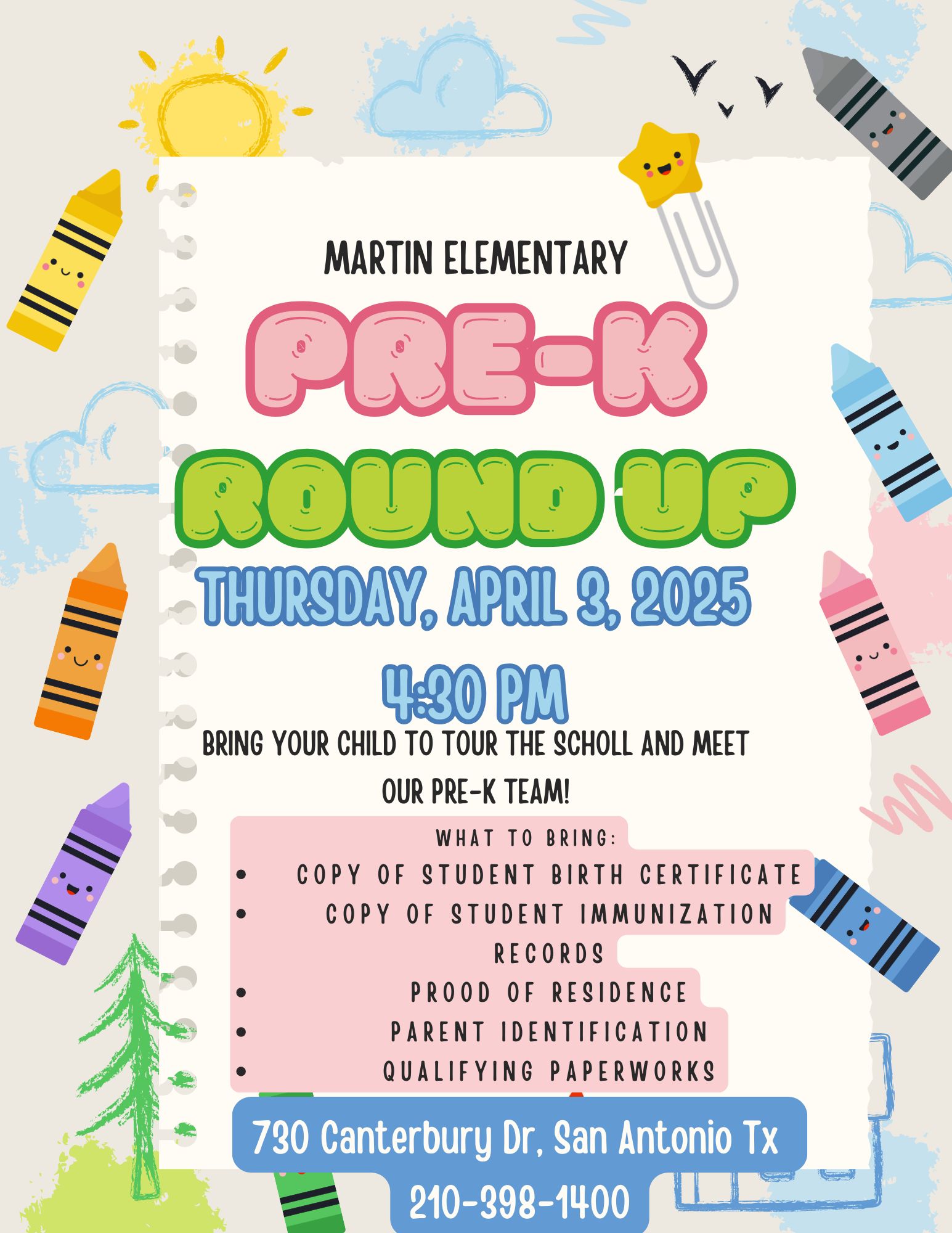 Pre-K Round Up