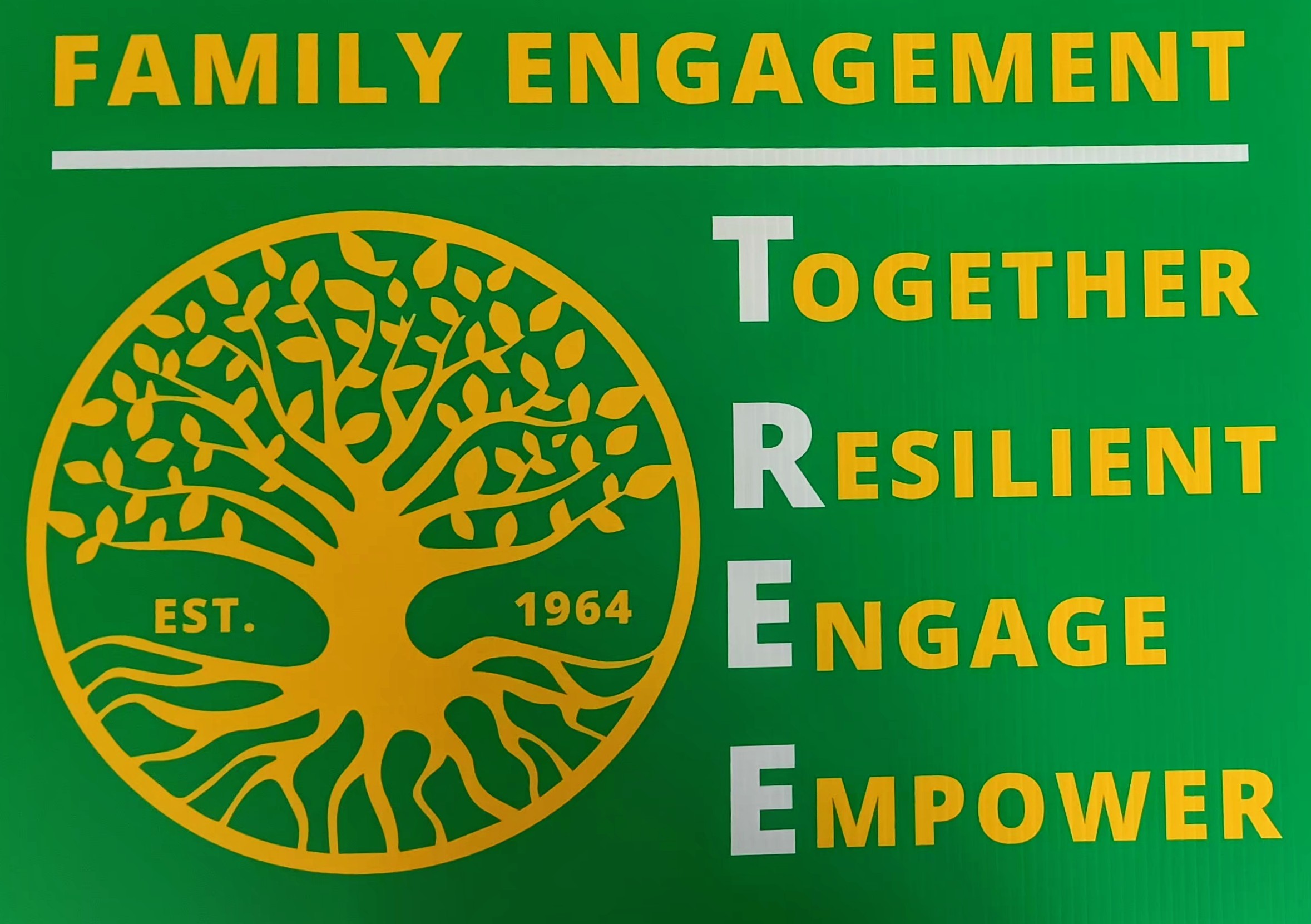 family engagement tree logo