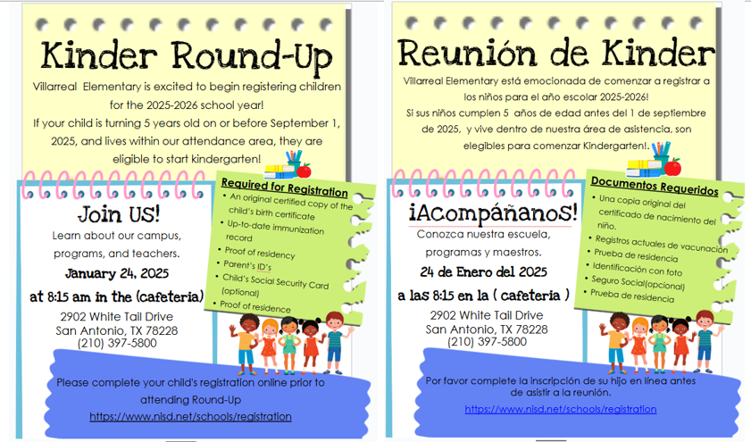 kinder round up flyer