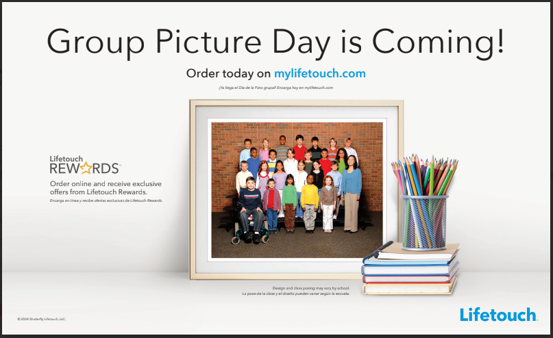 Group Picture Day is Coming! Feb. 25, 2025