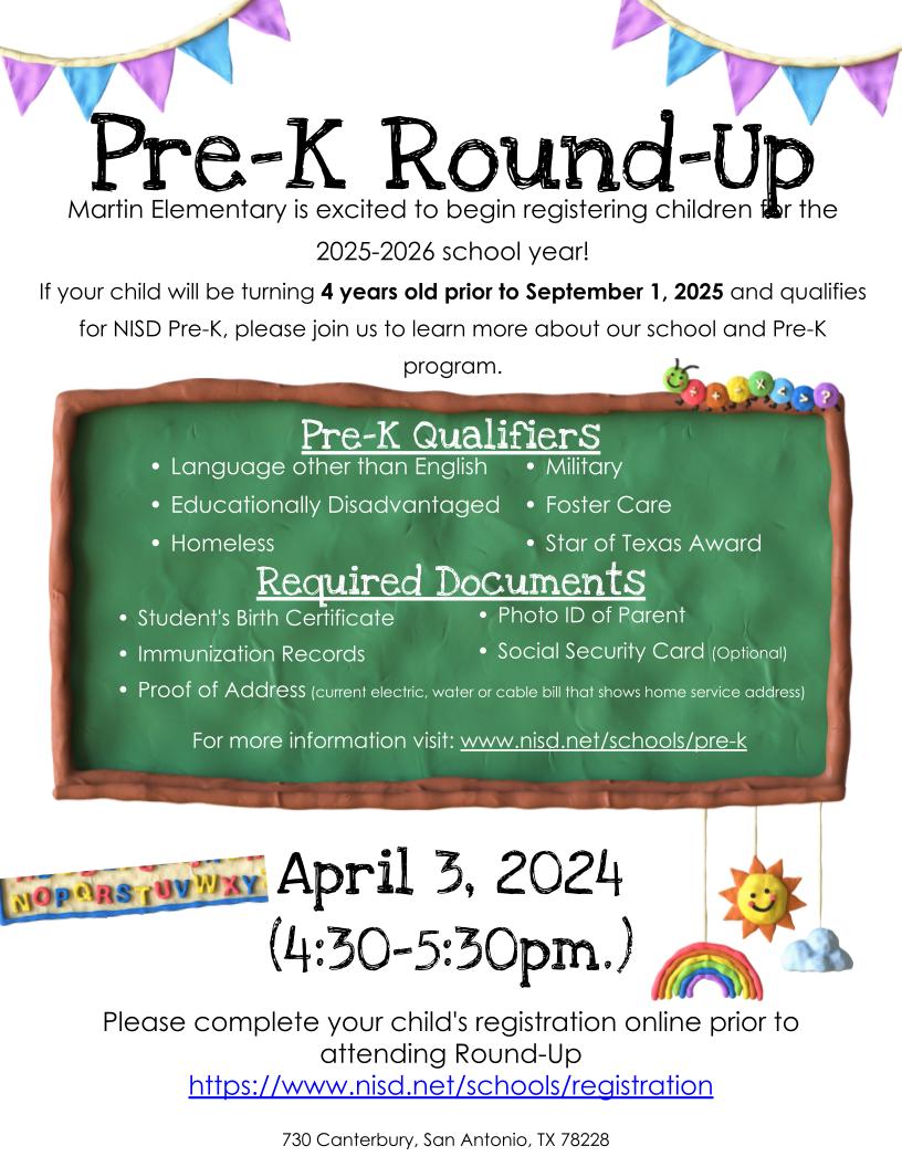 Pre-K Round up