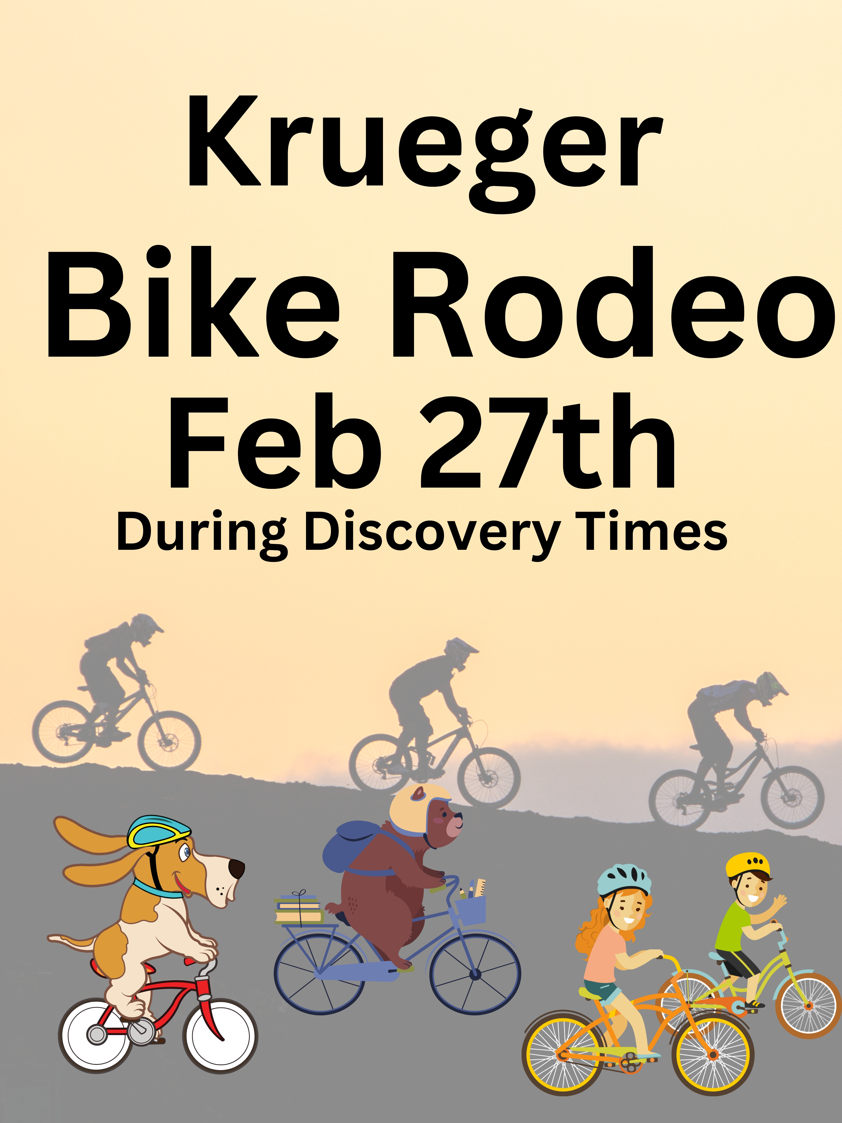 We will be having our Bike Rodeo during student discovery times