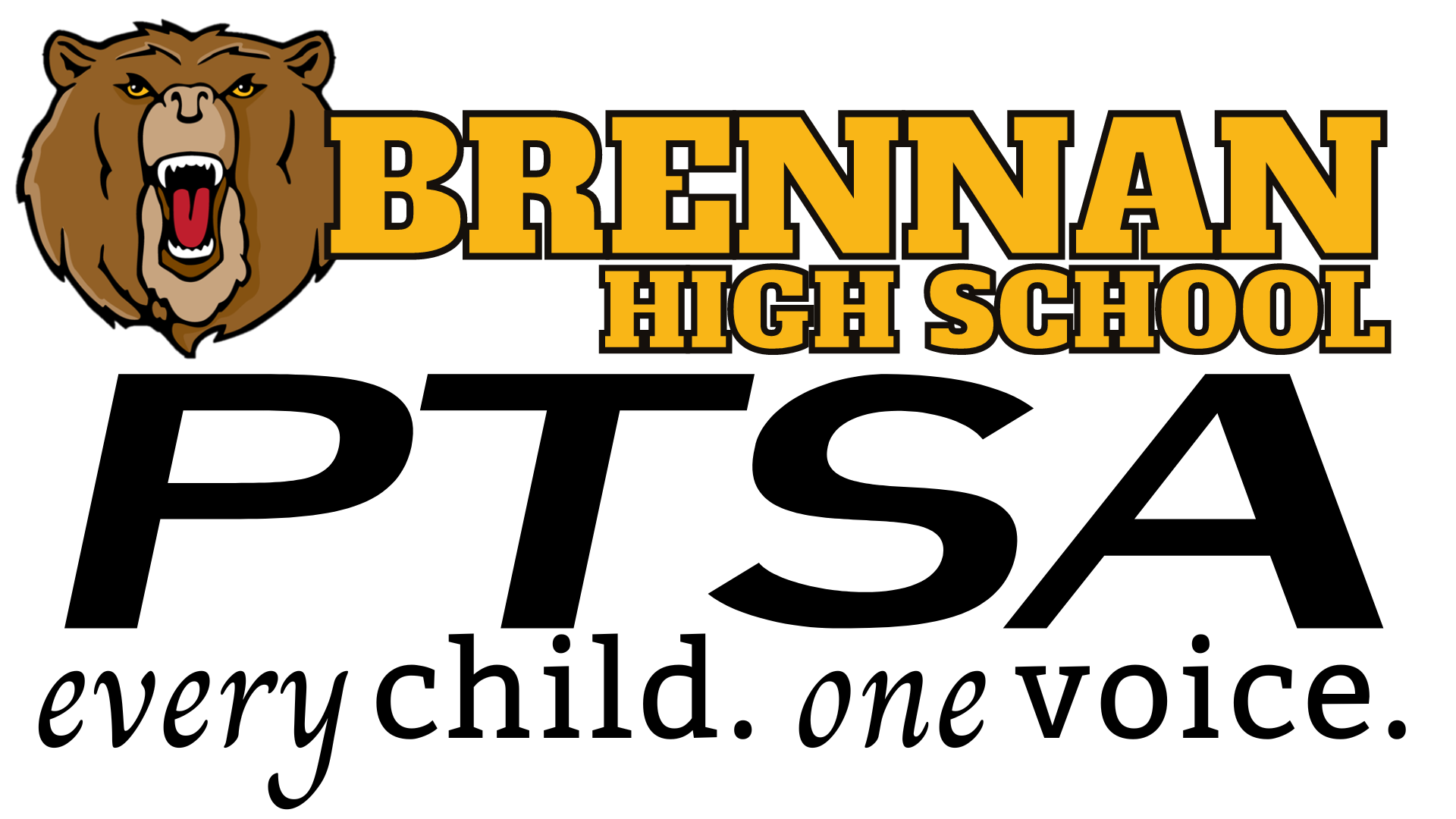 "PTSA every child. One Voice" logo