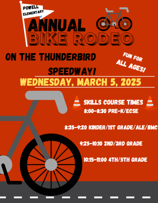 Bike Rodeo flyer with the event's details