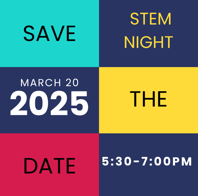 STEM Night flyer with event's details