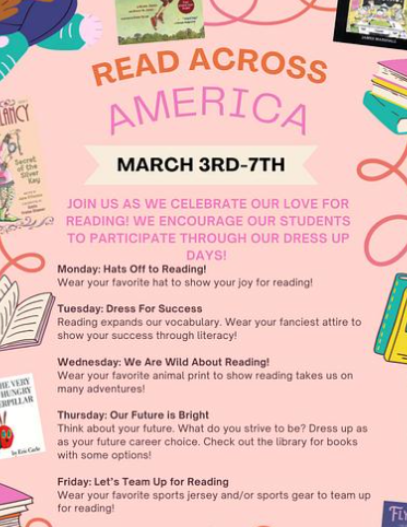 Read Across America Dress up Week