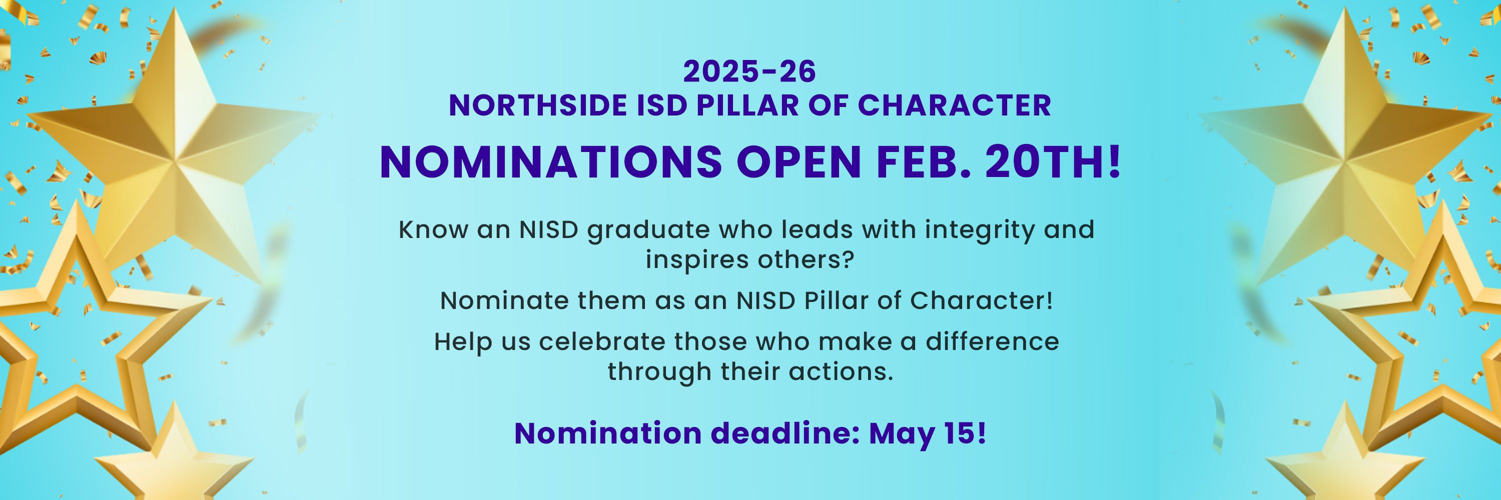 Pillars of Character nomination