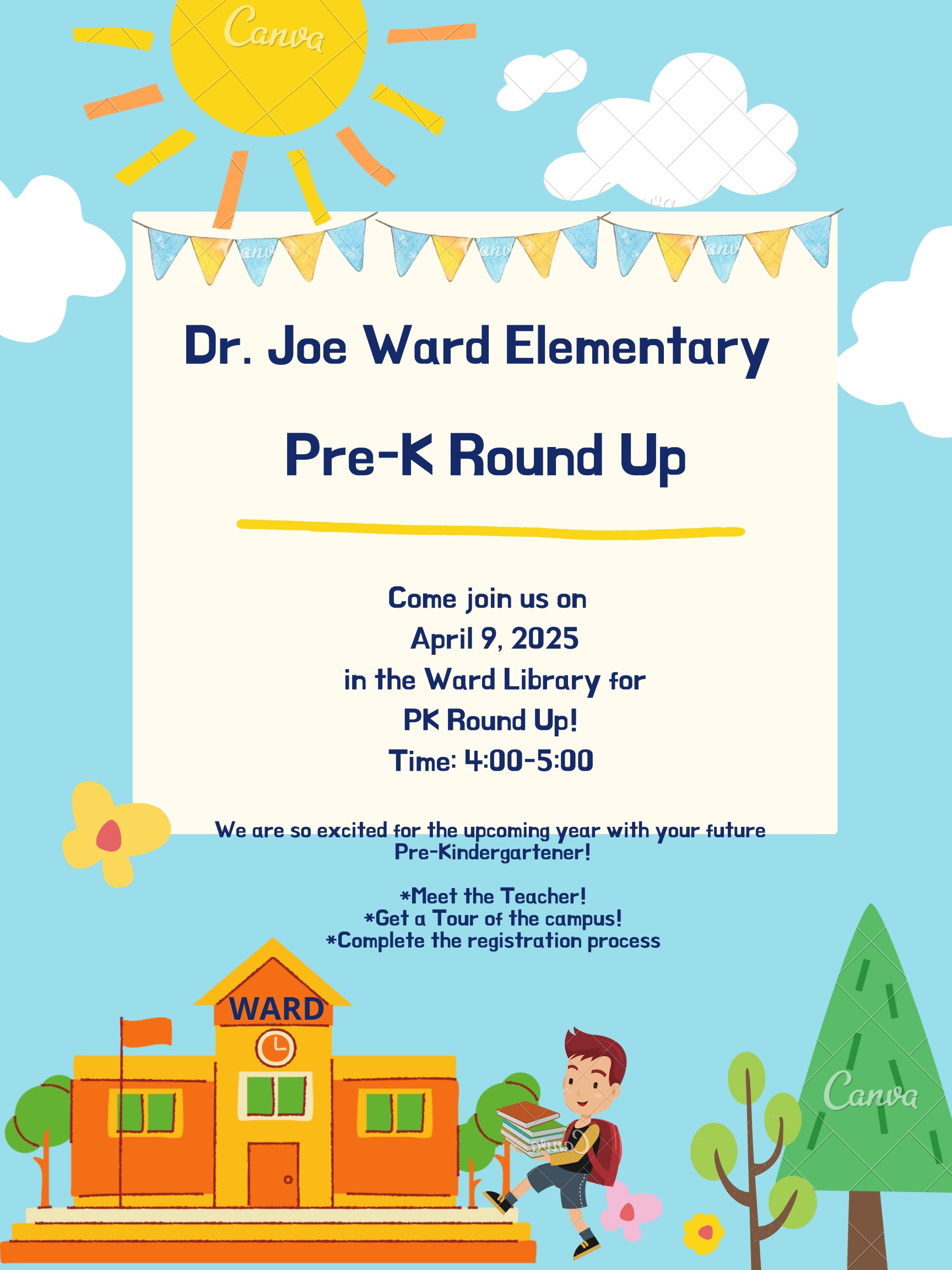 Pre-K english flyer