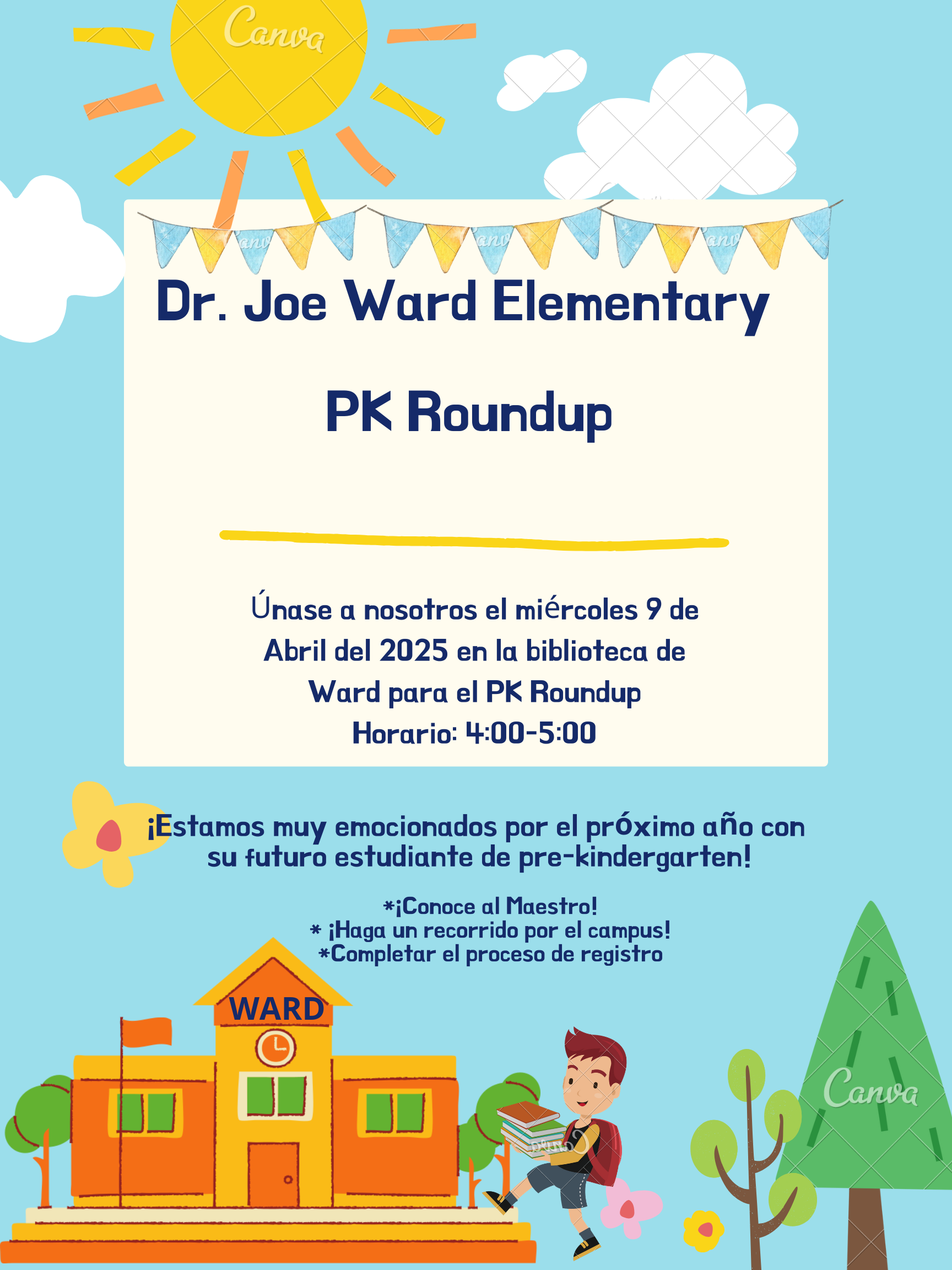 Pre-K spanish flyer