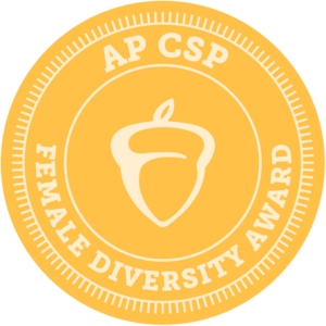 AP Computer Science Female Diversity Award