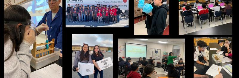 Collage of students and teachers of Zachry Middle school 