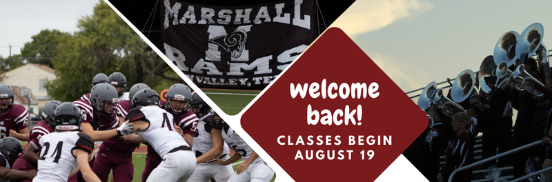 welcome back classes begin Aug 19