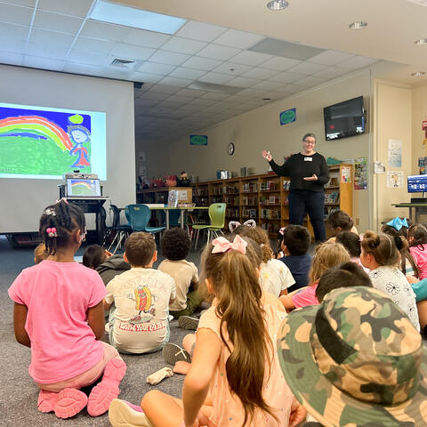 Author visit from Carter Higgins