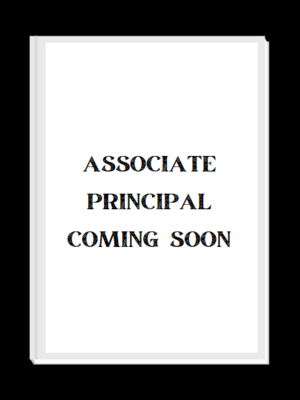 Blank portrait announcing Associate Principal coming soon