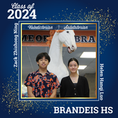 Brandeis HS Valedictorian and Salutatorian